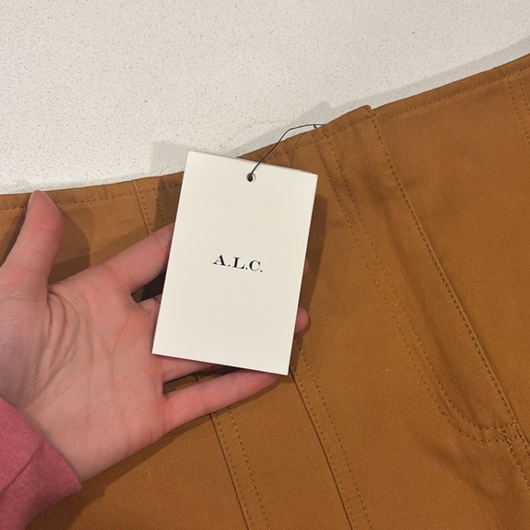 NWT ALC Pia Mini Skirt Bronze Size 2 - Picture 4 of 6